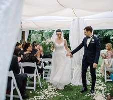 Secret Garden wedding ceremony