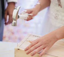 Wine Box wedding ceremony in Langhe