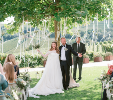 Wedding ceremony at Palas Cerequio La Morra