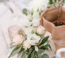 Wedding flower centrepiece